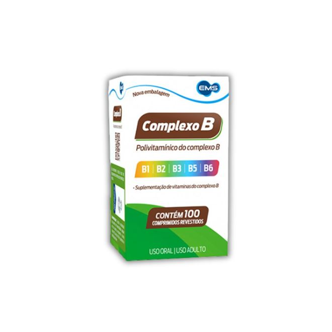 Complexo B 100 comprimidos   Vitaminas Do Complexo B