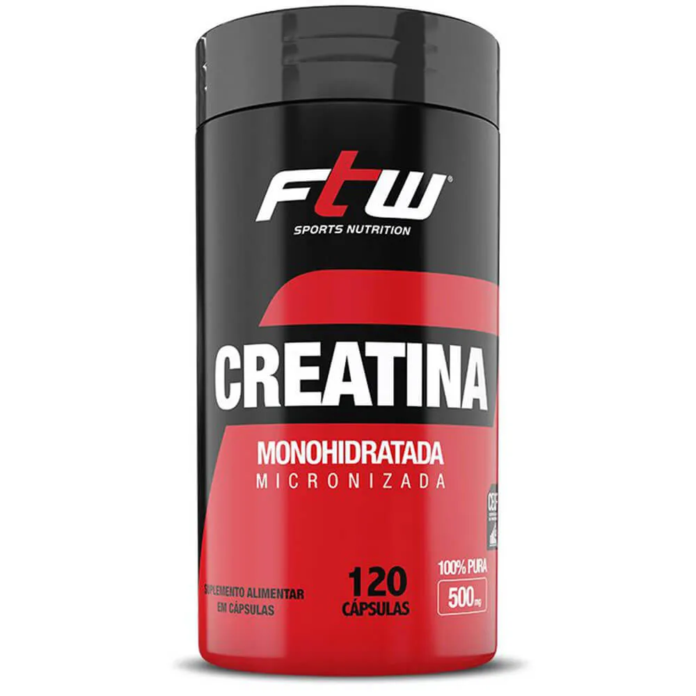 Creatina Monohidratada 100% Pura com 120 C�psulas FTW