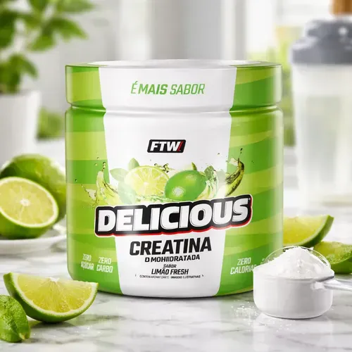 Delicious Creatina 500g Sabor Lim�o - Ftw