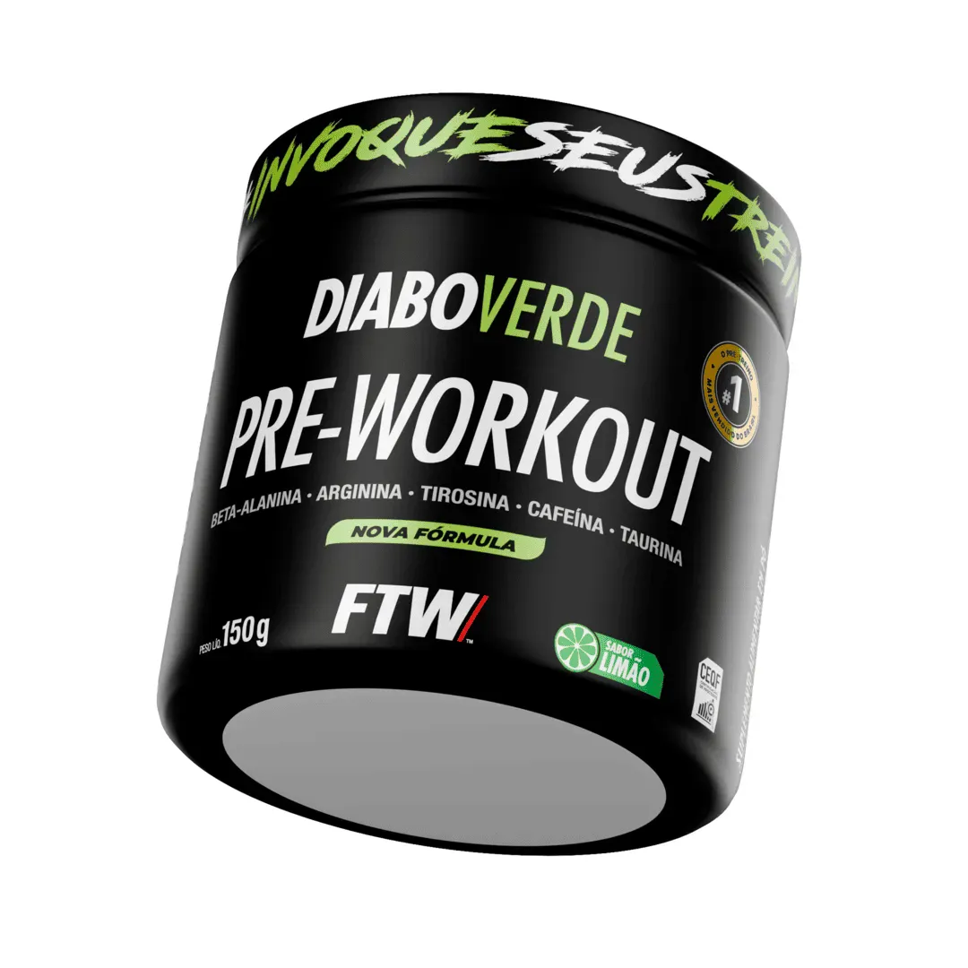 Pr�-Treino Diabo Verde 150g Lim�o - FTW