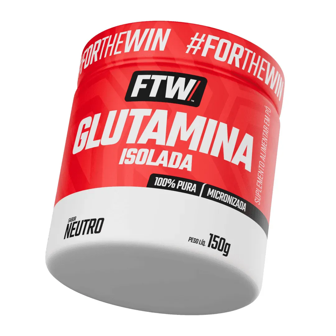 Glutamina Micronizada Isolada 100% Pura 150g - FTW