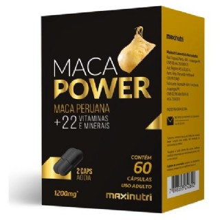Maca Power 1200mg Maxinutri Maca Peruana 60 cápsulas