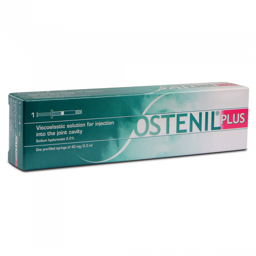 Osteonil Plus Injetvel 40mg, caixa com 1 seringa com 2mL de soluo de uso intra-articular