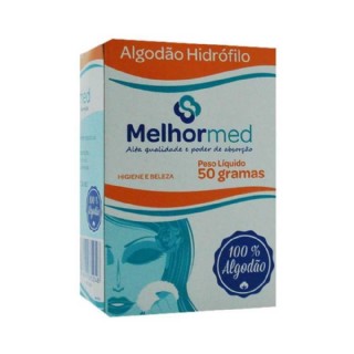 Algodo Melhormed Caixa 50g No Esteril