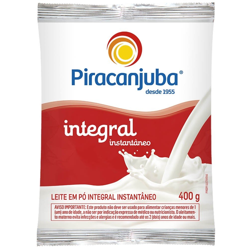 Leite Em P Piracanjuba Integral Instantneo 400g