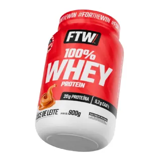100% Whey Protein Concentrado Doce de Leite 900g - FTW